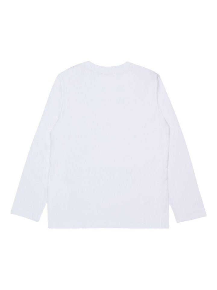 Felpa bianca per bambino J026190GEAD K141 Diesel Kids 