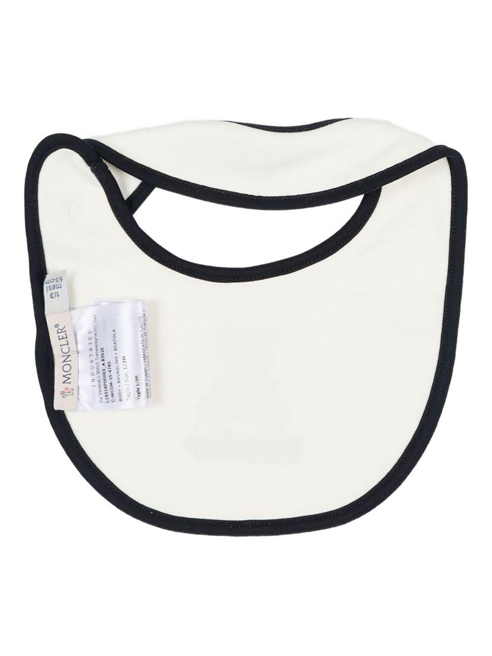 Tutina avorio per neonato 9518P000038392E F07 Moncler Kids 