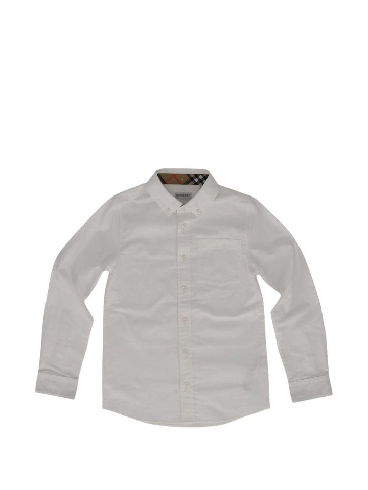 Camicia bianca per bambino 8133537 A1464 Burberry Kids 