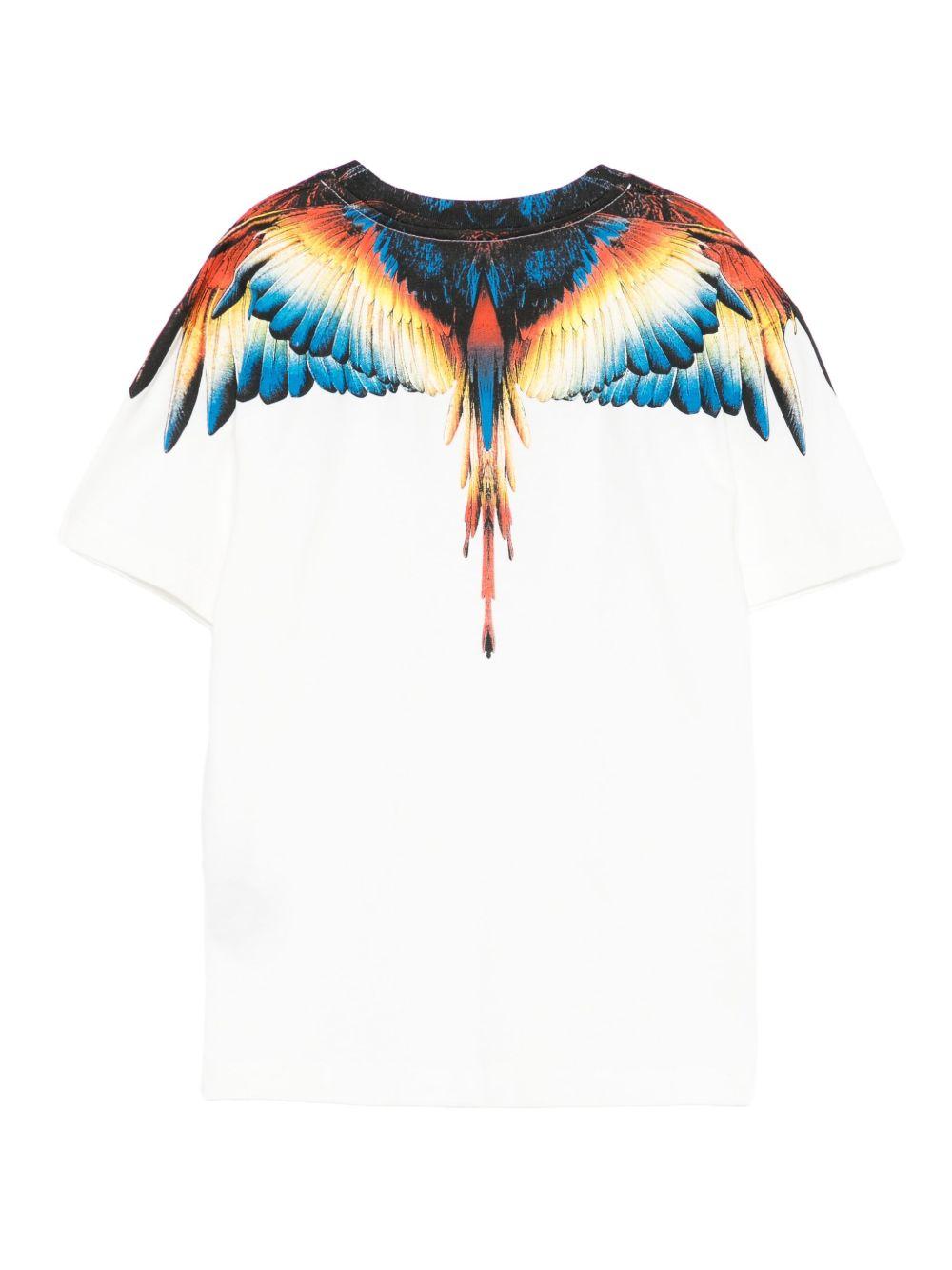 T-shirt bianca per bambino F5CMJBTH062 002 Marcelo Burlon Kids 