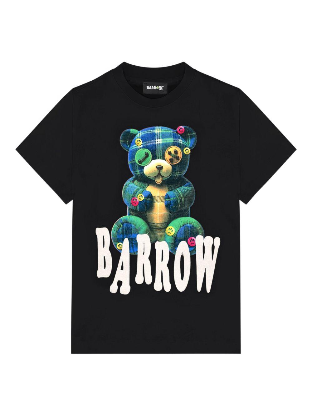 T-shirt nero per bambino F5BKJUTH244 110 Barrow Kids 