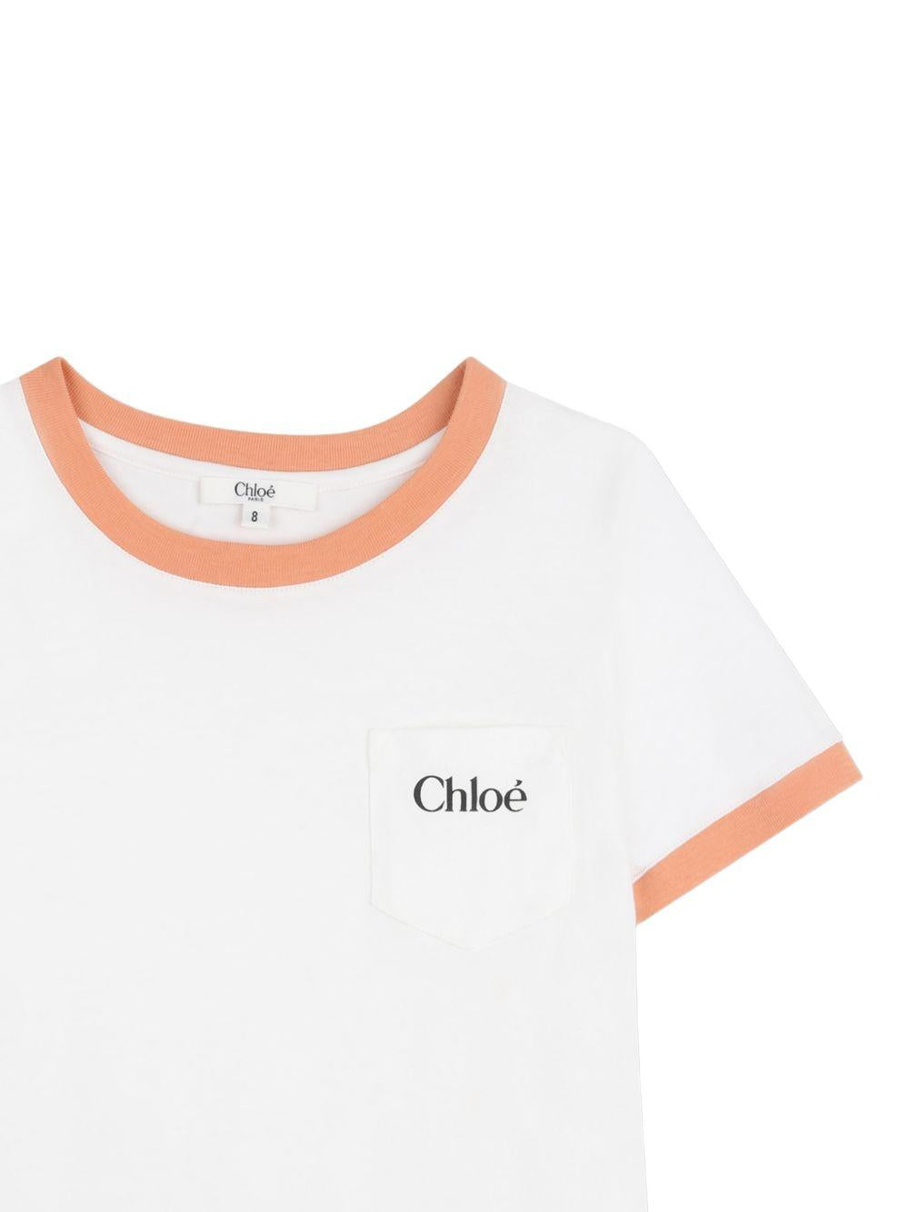 T-shirt bianco per bambina C20860 117 Chloe 