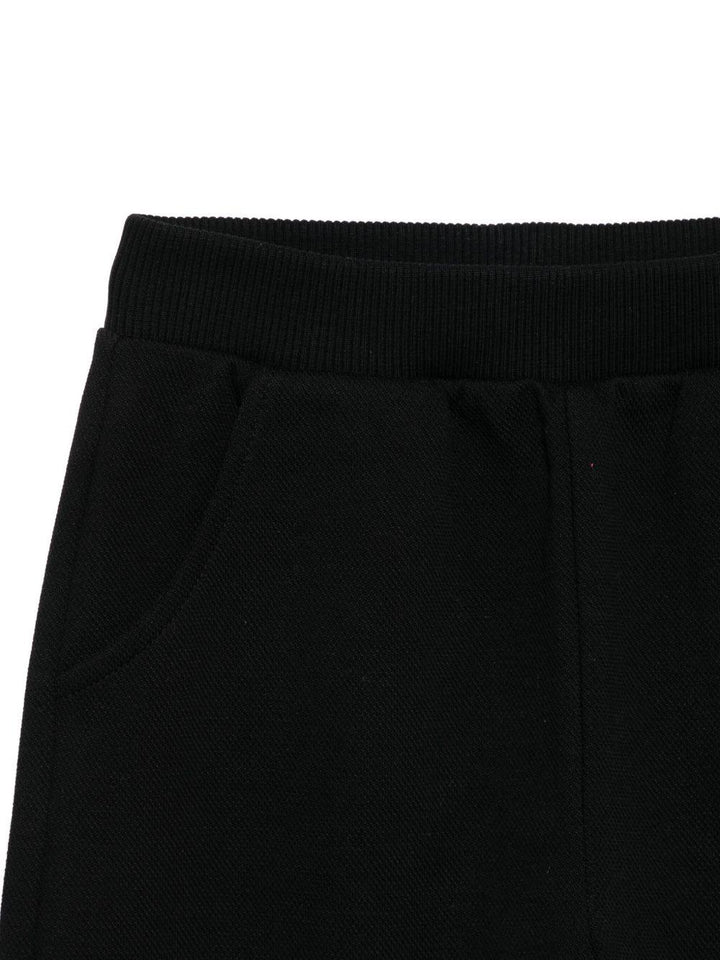 Completo sportivo nero per neonato MUK05FLCA64 60100 Moschino Kids 