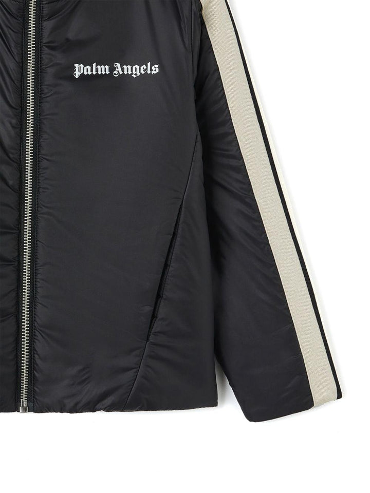 Black jacket for boys with logo