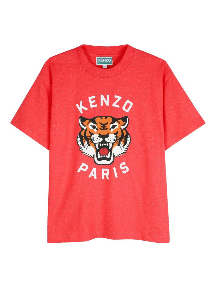 T-shirt rossa per bambino K61701 976 Kenzo Kids 