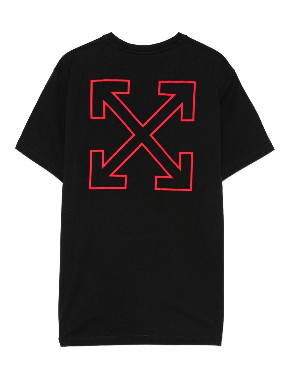 T-shirt nera per bambino OBAA002F25JER00D 1025 Off White Kids 