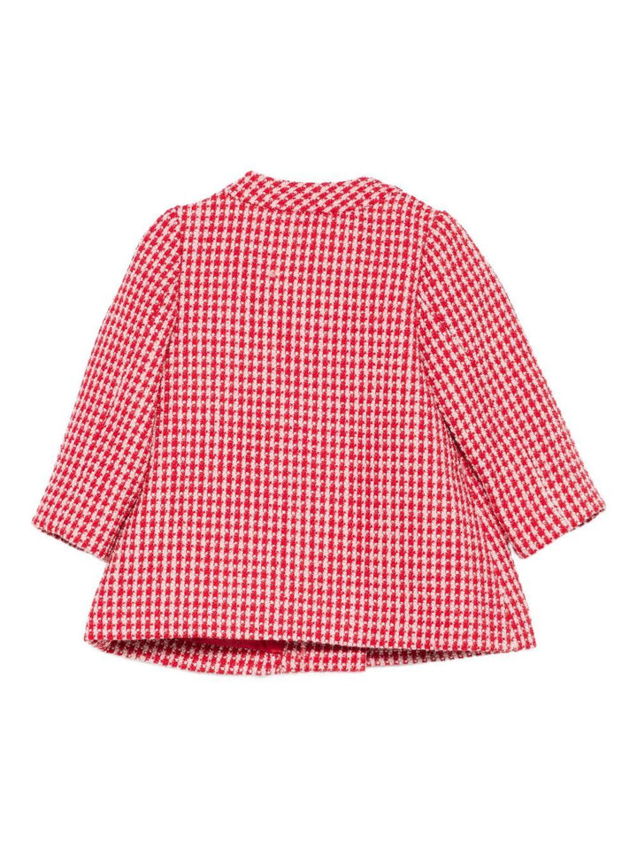Cappotto rosso/bianco per neonata 5820 002 Abel & Lula 
