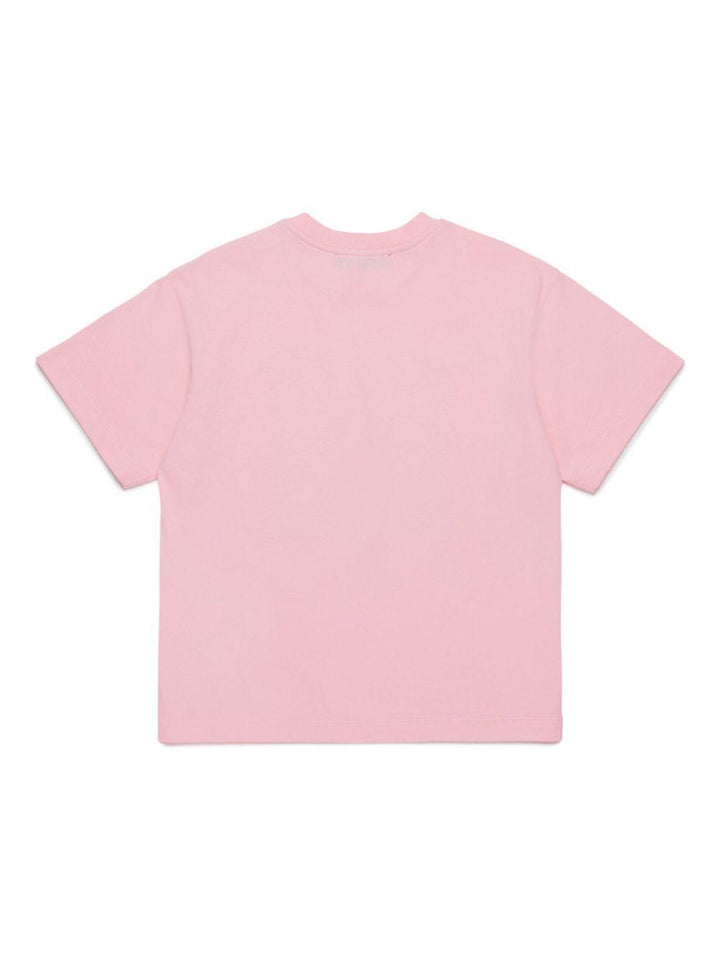 Pink/yellow/white T-Shirt for girls by Max&amp;co Kids