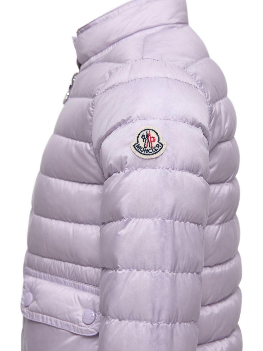 Giubbotto viola per bambina 9541A00032597YF 509 Moncler Kids 