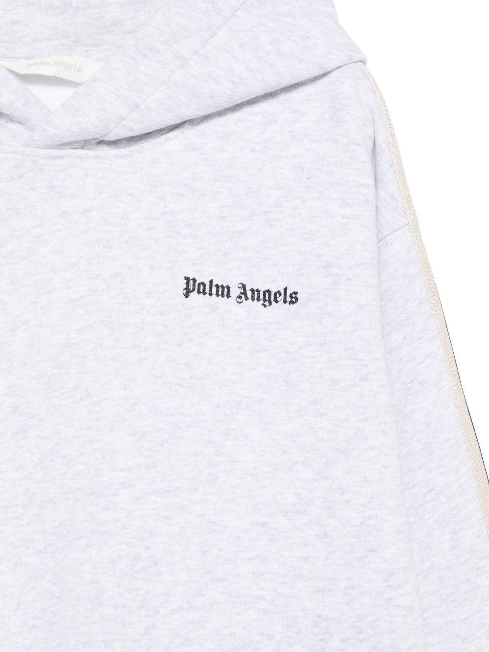 Felpa bianca per bambino PBBB012F25FLE008 0810 Palm Angels Kids 