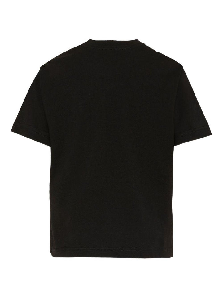 T-shirt nero per bambino J025820GRAI K900 Diesel Kids 