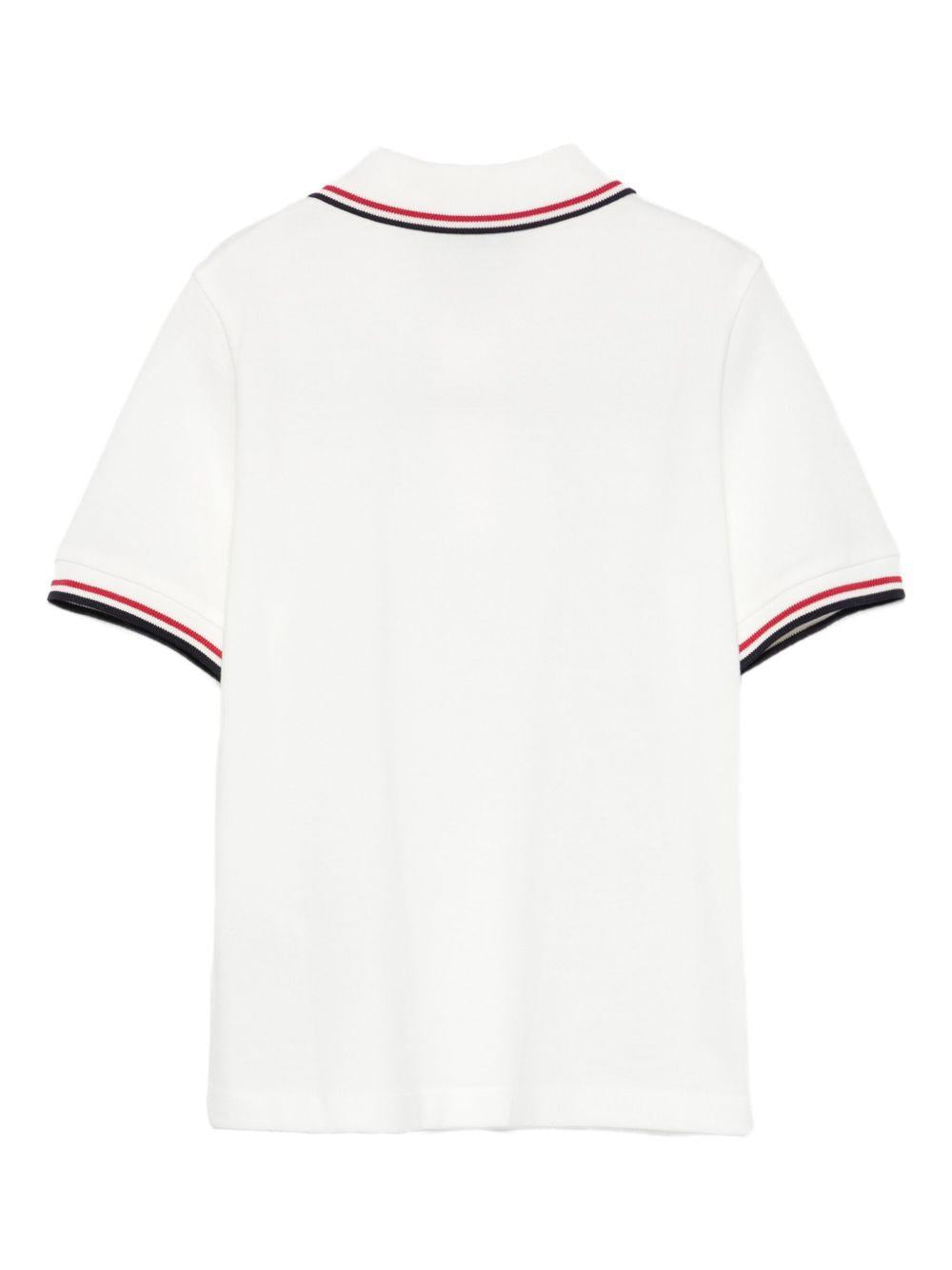 Polo bianca per bambino 9548A000058496W 034 Moncler Kids 