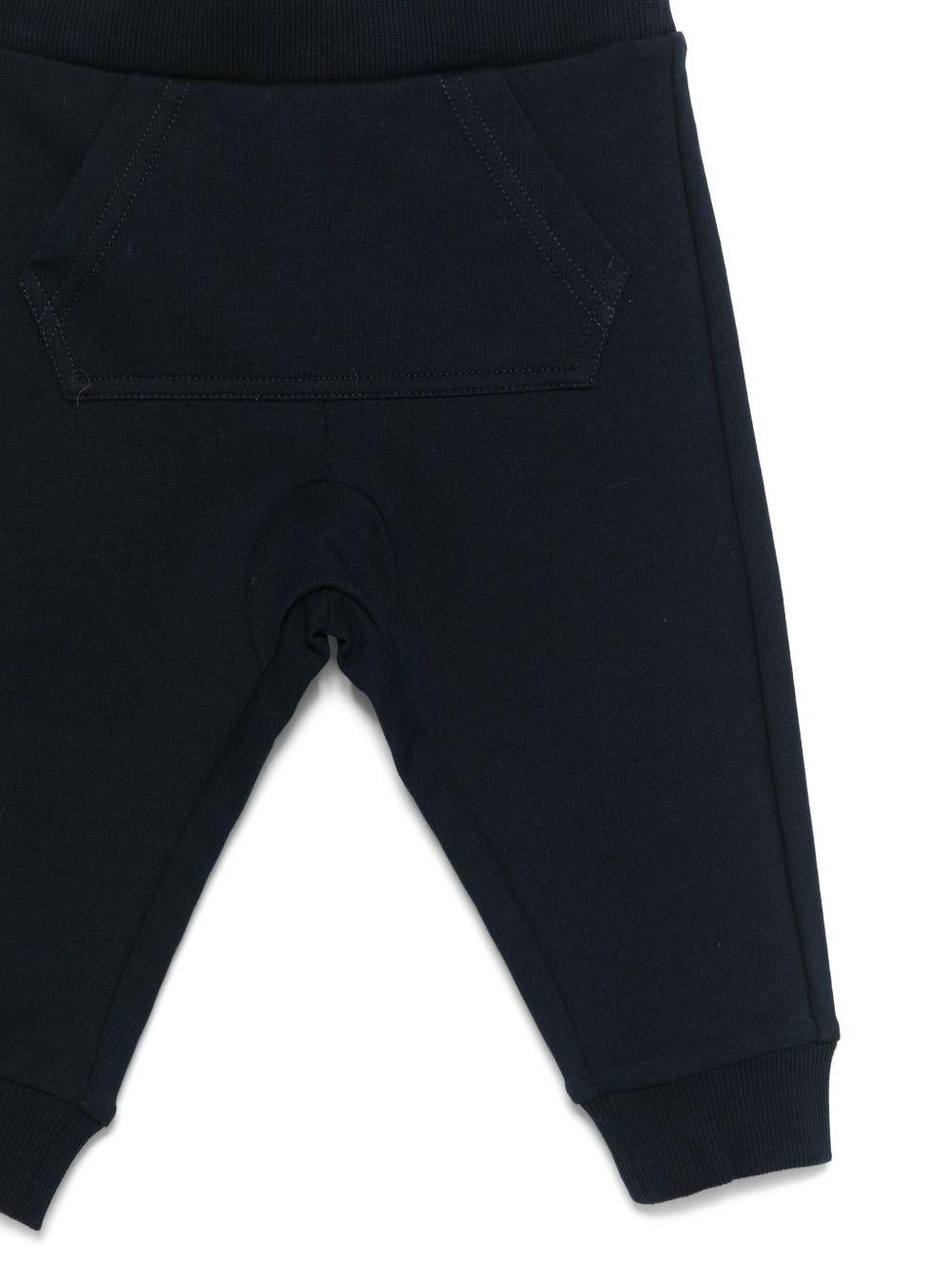 Completo sportivo blu navy per neonato