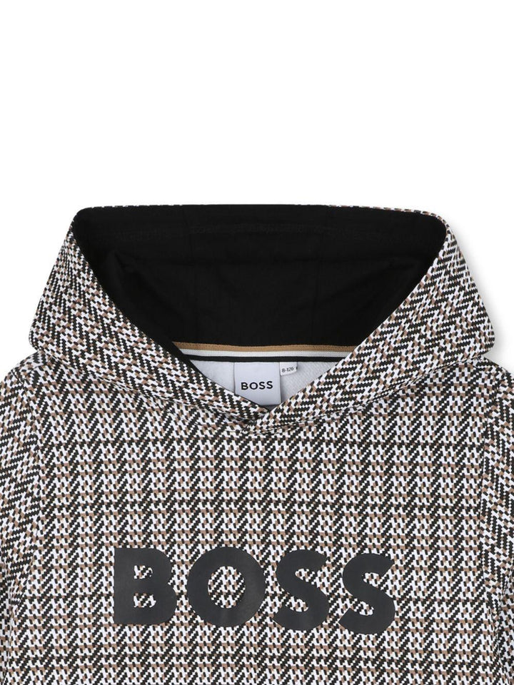 Felpa grigio/marrone per bambino J52357 09B Boss Kids 