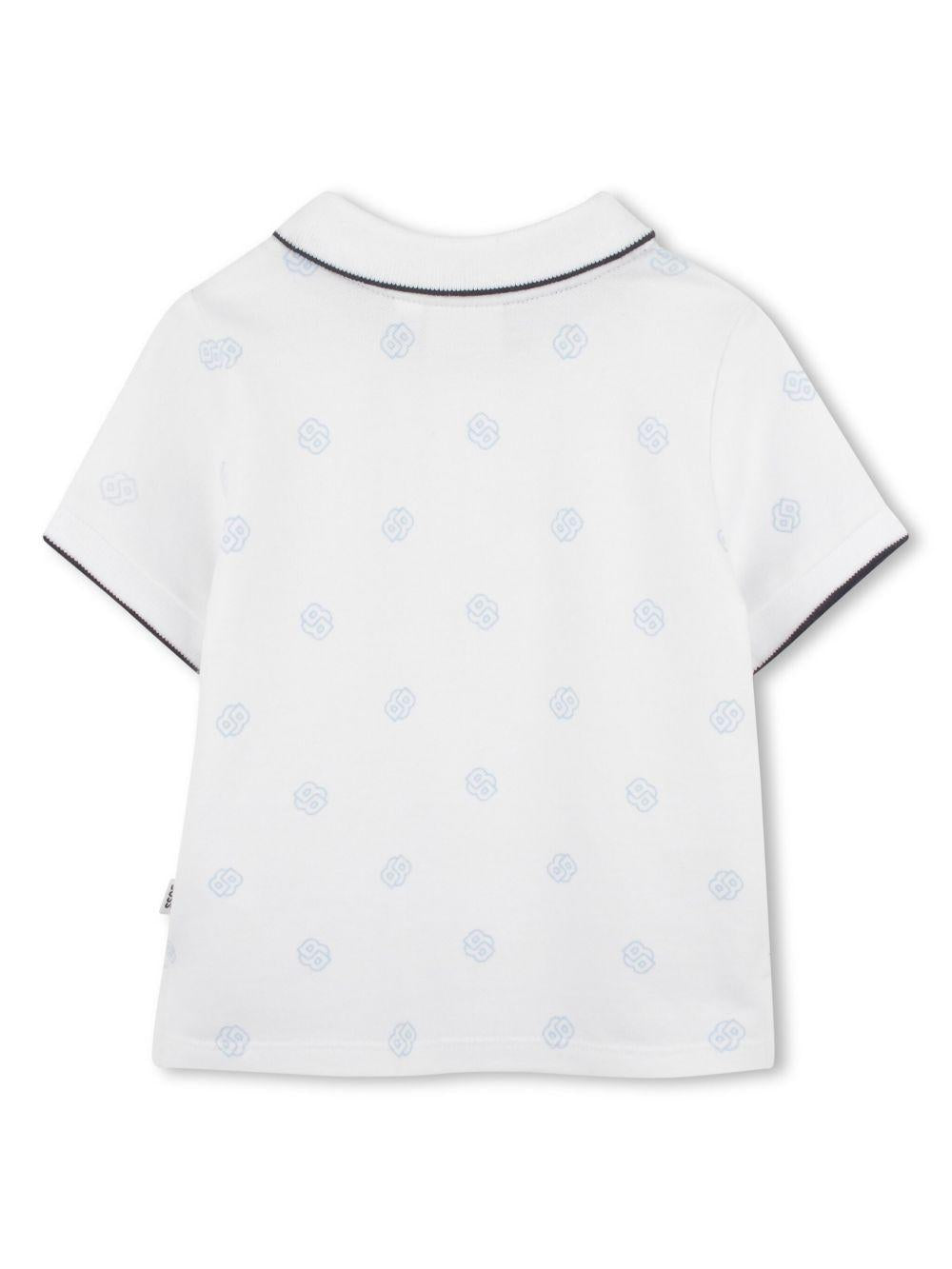 Polo bianco per neonato