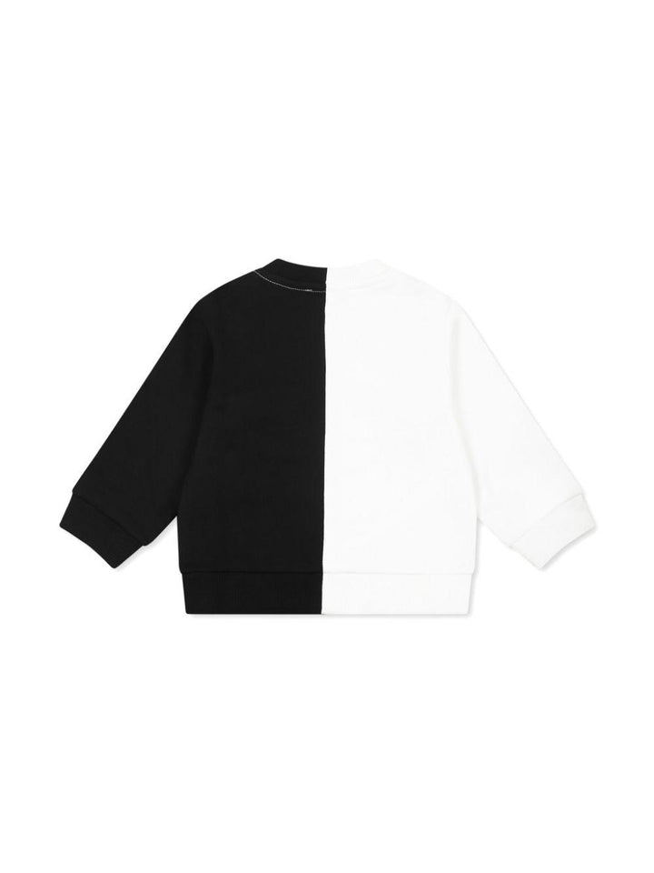 Black/white sweatshirt for newborn