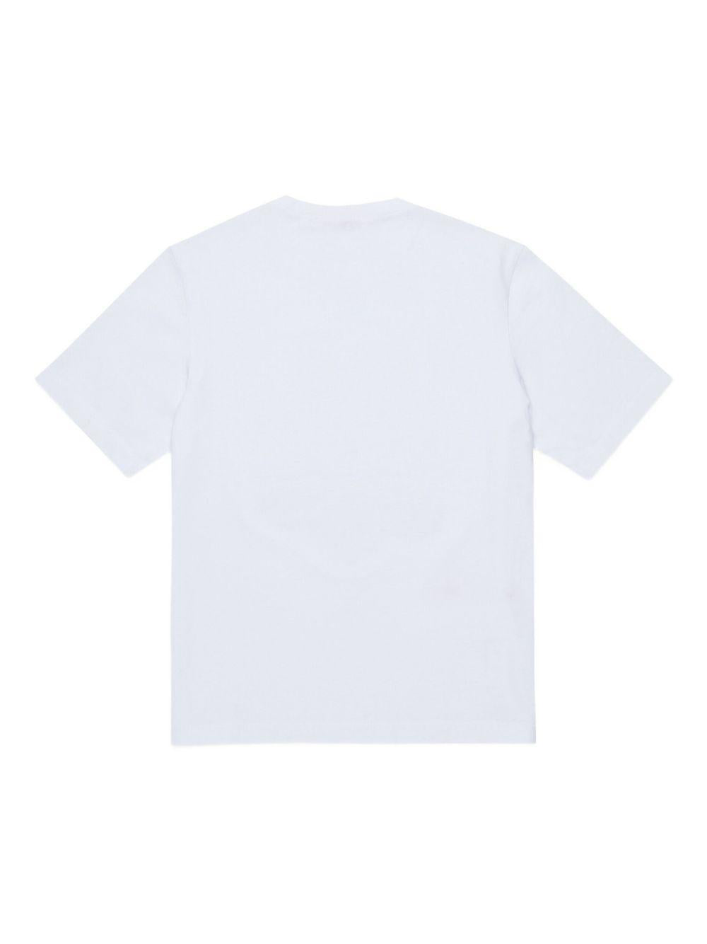 T-shirt bianco per bambina M01672M00HZ 0M100 Marni Kids 