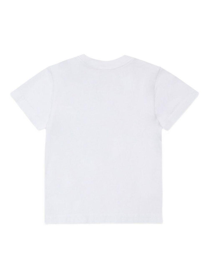 T-shirt bianca per neonato K00760KYAYS K100 Diesel Kids 