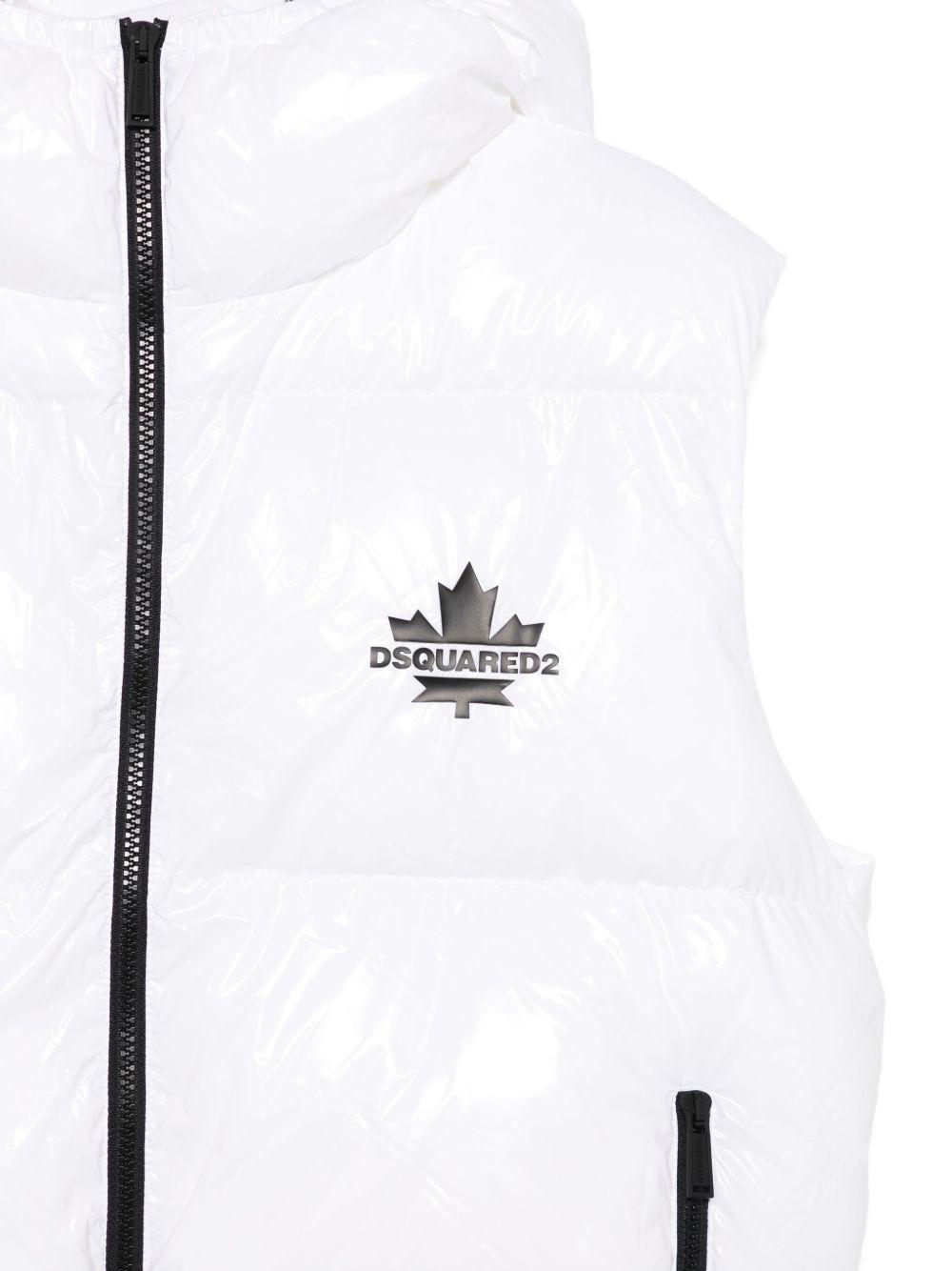 Gilet bianco per bambino DQ3043D0ADY DQ100 Dsquared2 Kids 