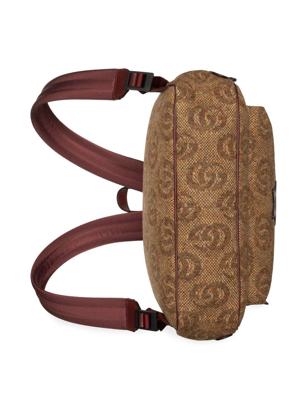 Zaino marrone per bambini con logo