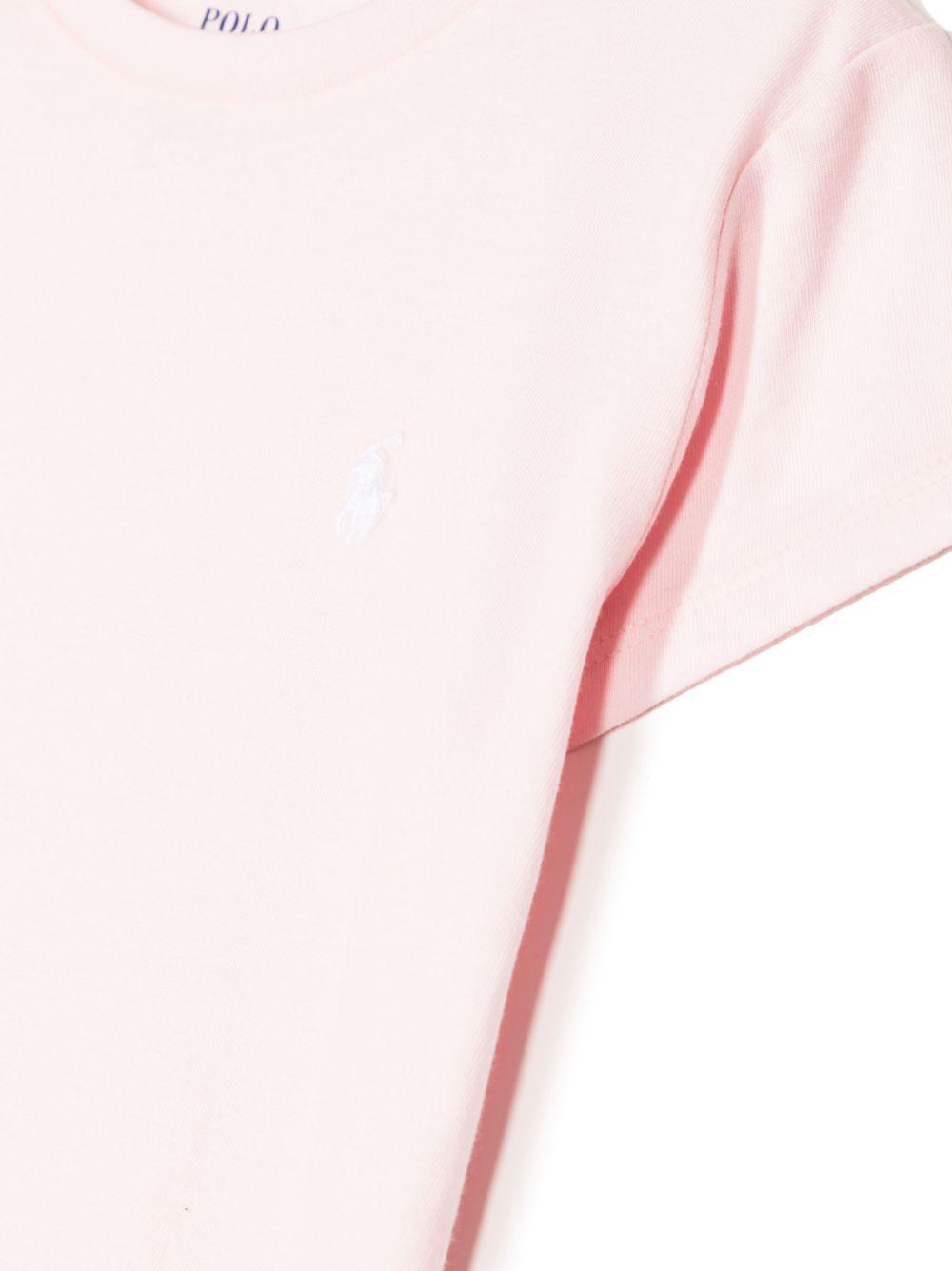 T-shirt rosa chiaro per bambina 313833549 033 Ralph Lauren Kids 