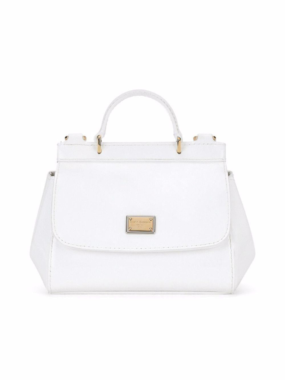 Borsa bianca per bambina EB0003A1067 87682 Dolce & Gabbana Kids 