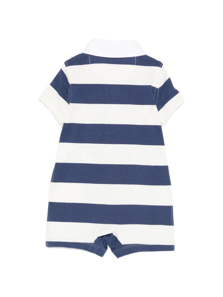 Tutina bianco/blu per neonato 320735012 502 Ralph Lauren Kids 