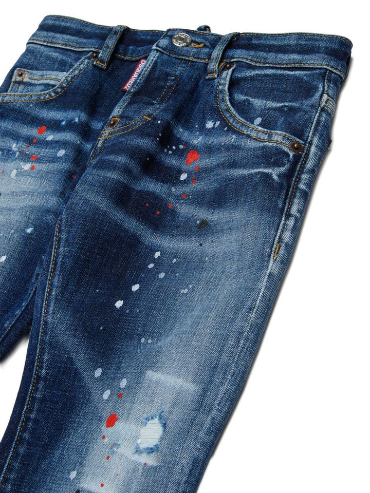 Jeans blu per bambino DQ0236D0AFU DQ01 Dsquared2 Kids 