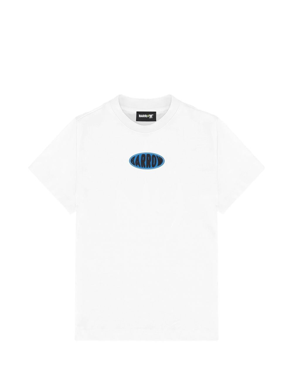 T-shirt bianco per bambino S6BKJUTH074 002 Barrow Kids 