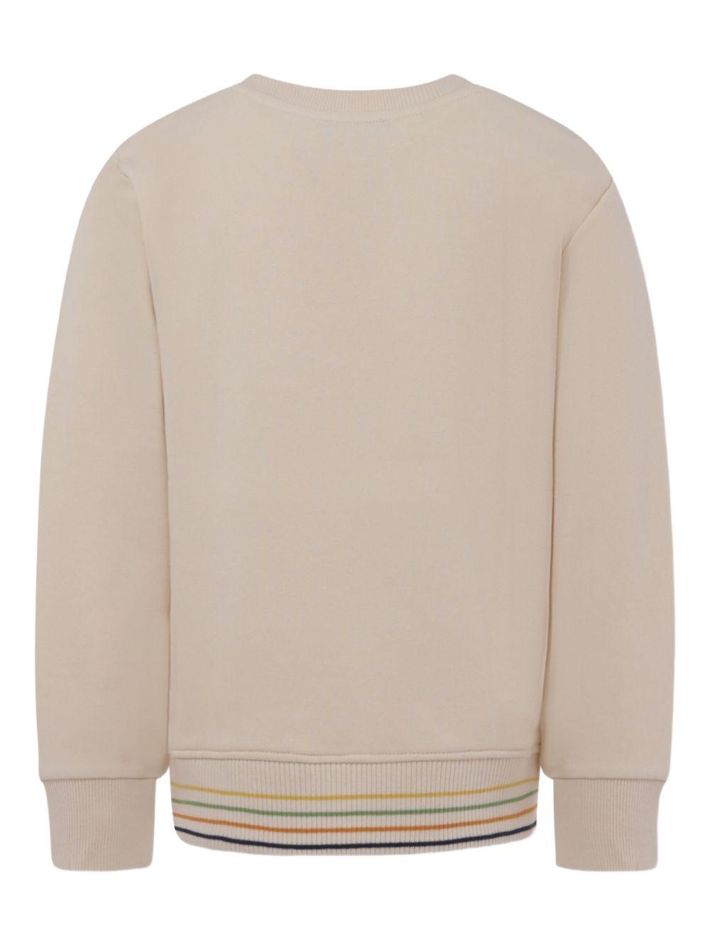 Felpa beige per bambino TBP25145FE BUT Trussardi Kids 