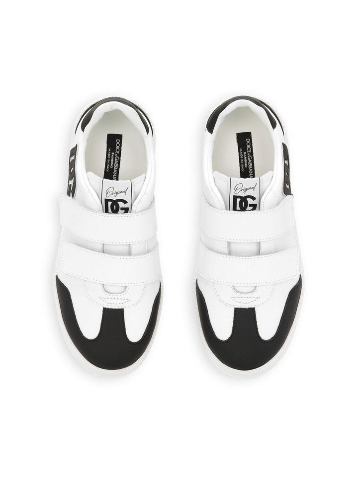 Sneakers bianca/nera per bambino