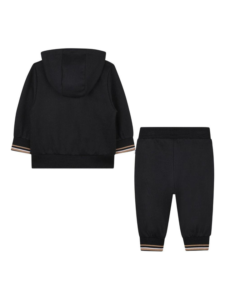 Completo sportivo nero per neonato J52480 09B Boss Kids 