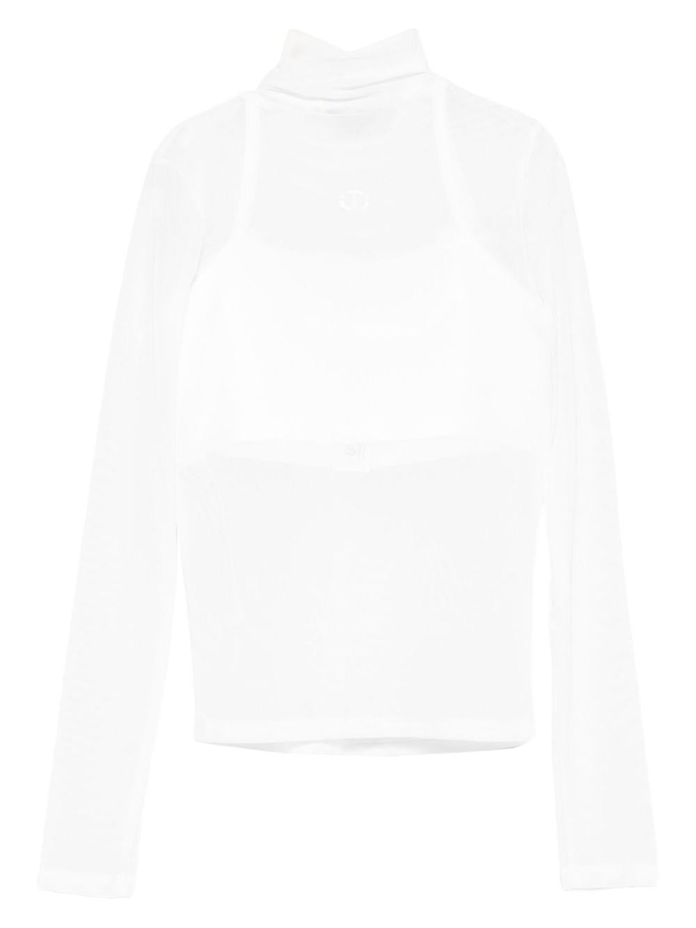 Maglia bianca per bambina 252GJ2310 00526 Twin Set 