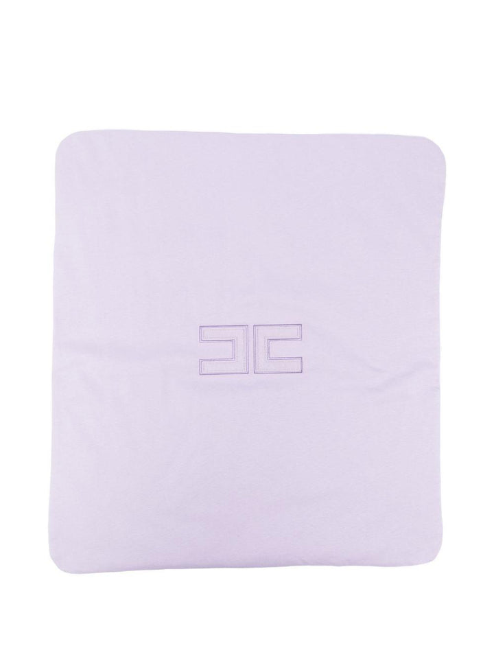 Coperta lilla per neonata ENCO0850JF054 8023 Elisabetta Franchi Kids 