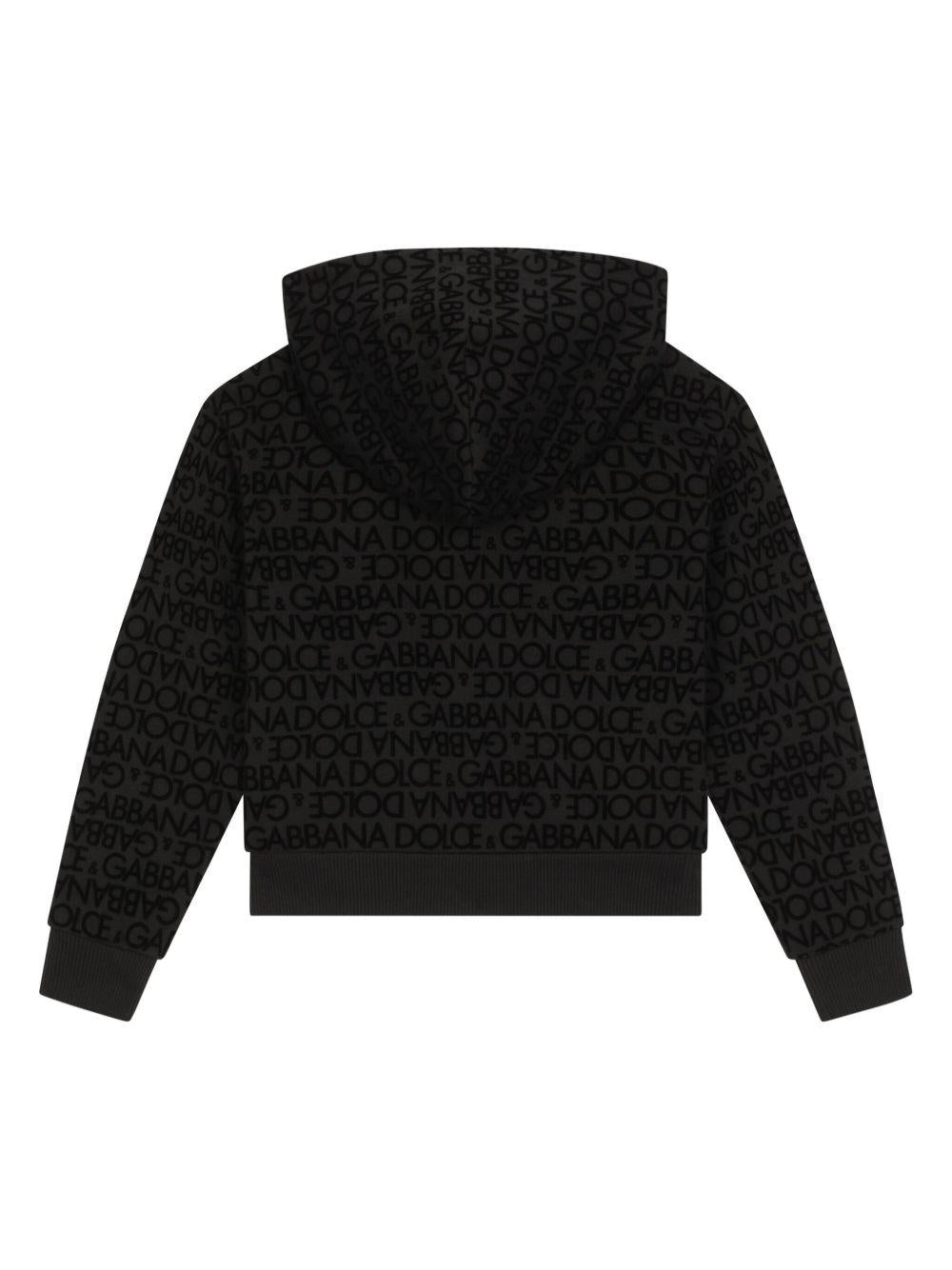 Felpa nera per bambino L4JWJCG7K2H HNXCN Dolce & Gabbana Kids 