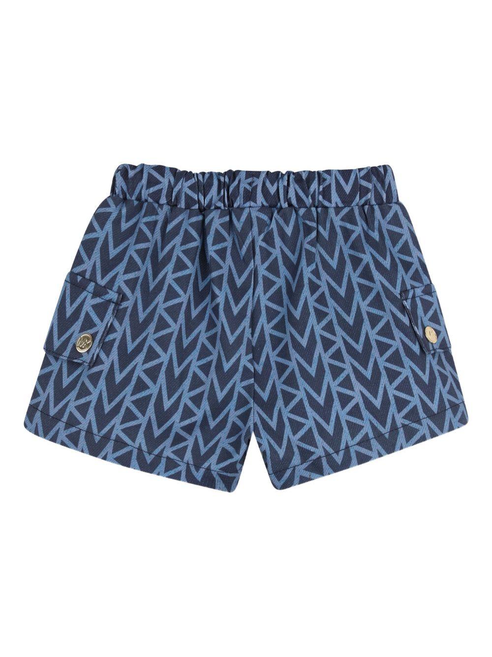 Completo bianco/blu per neonata R30614 Z10 Michael Kors Kids 