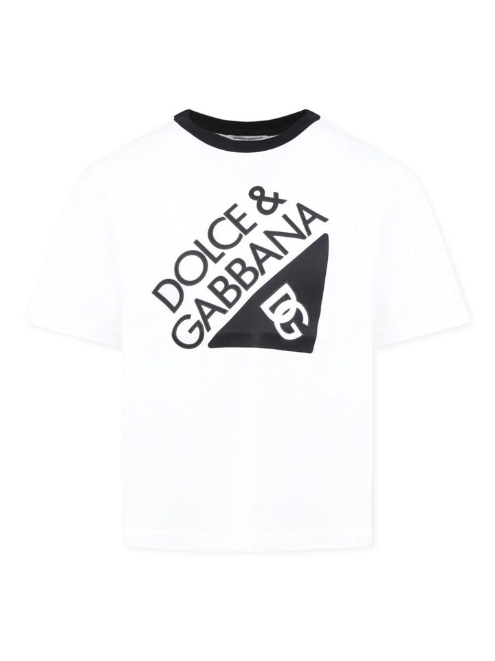 T-shirt bianca per bambino