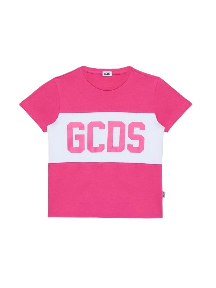 T-shirt fuscia per bambina Z0UJQC585J105 566A Gcds Kids 