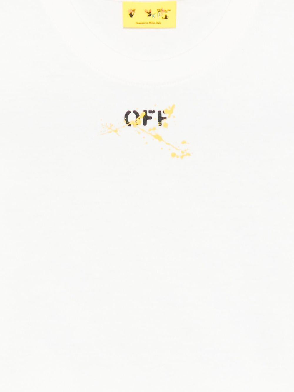 T-shirt bianco per bambino OBAA002F25JER00A 0118 Off White Kids 