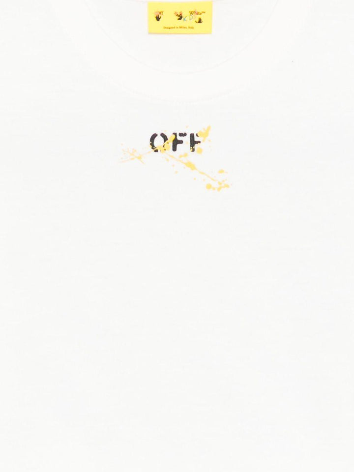 T-shirt bianco per bambino OBAA002F25JER00A 0118 Off White Kids 