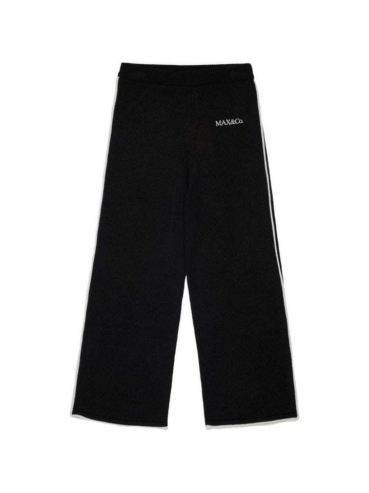 Pantalone nero per bambina MX0413MX02G MX900 Max&co Kids 