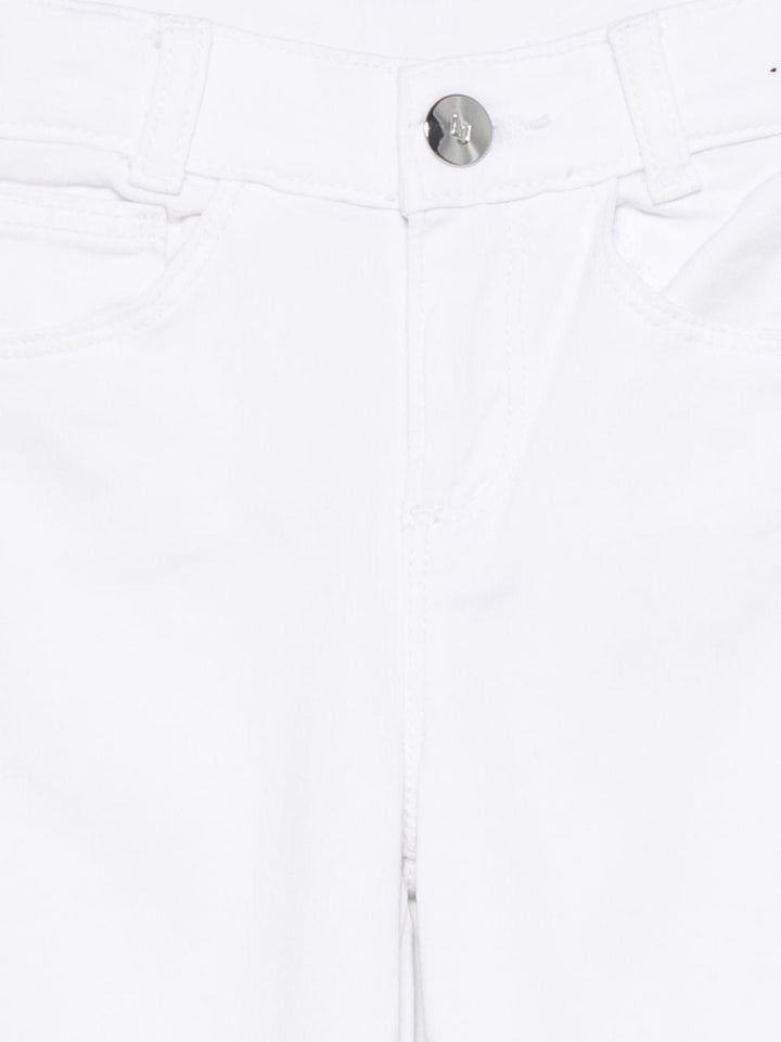Pantalone bianco per bambina KA6003T3941 10601 Liu Jo 