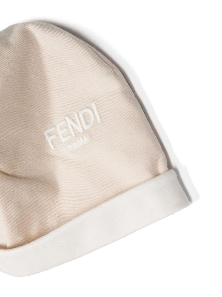 Tutina beige chiaro per neonato BUK102ST8 F19J5 Fendi Kids 