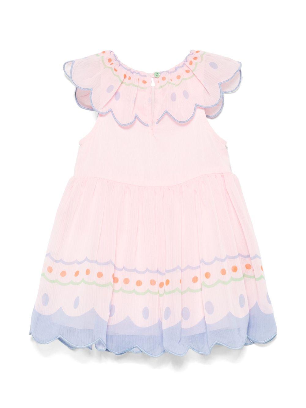 Abito rosa chiaro per neonata TW1052Z2299 50H Stella McCartney Kids 