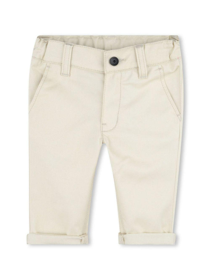 Pantalone beige sabbia per neonato