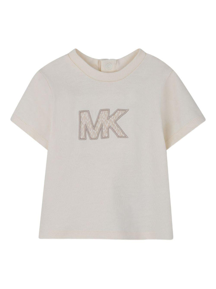 Completo bianco sporco per neonata R30547 190 Michael Kors Kids 