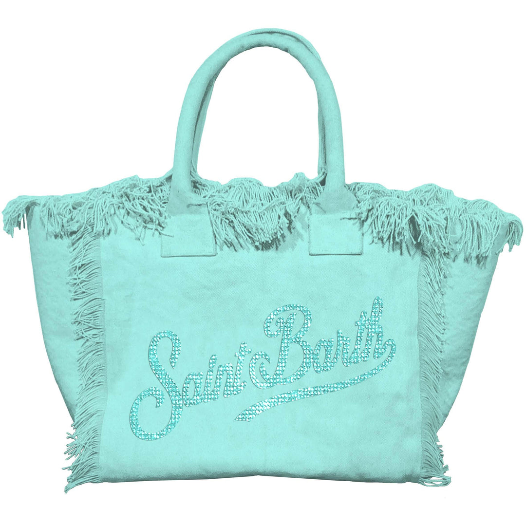 Borsa celeste per bambina VAMI001 00432L MC2 Saint Barth Kids 