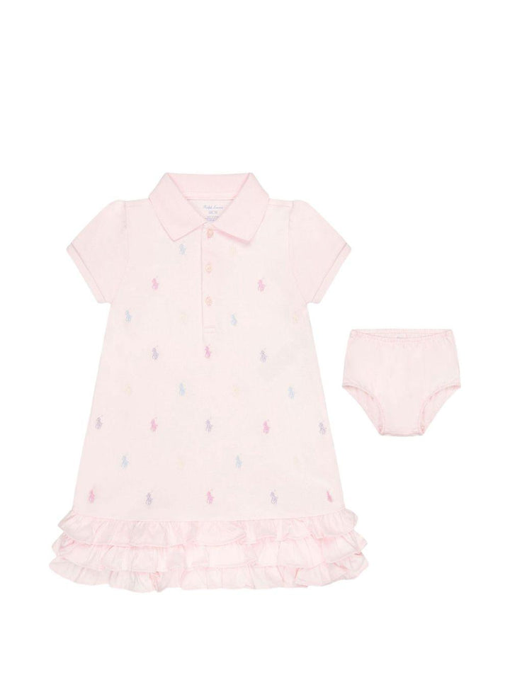 Abito rosa per neonata 310676237 003 Ralph Lauren Kids 