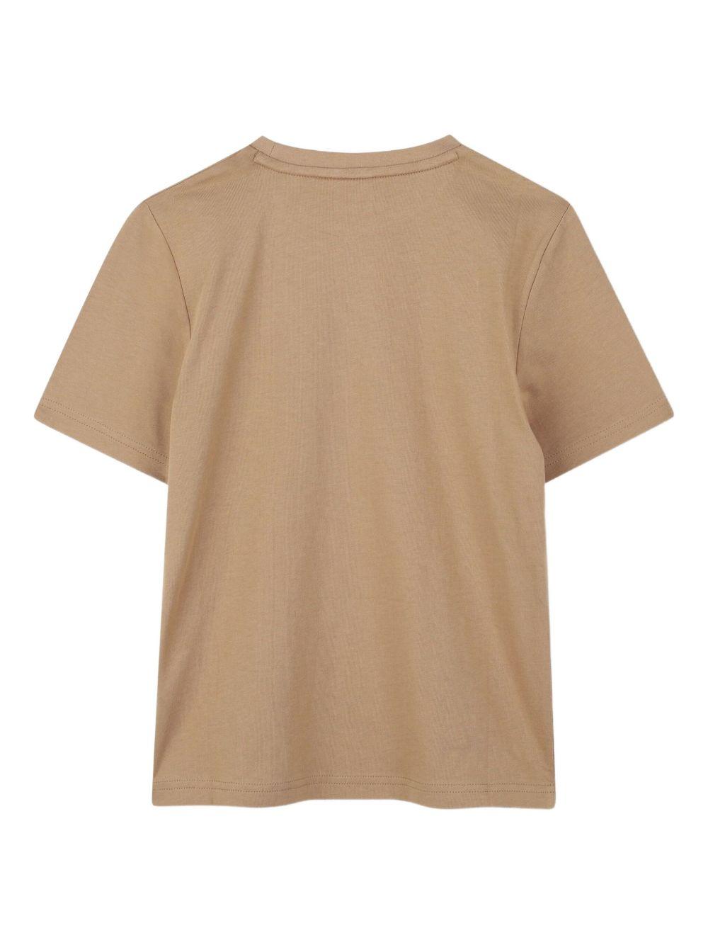T-shirt marrone per bambino J52360 269 Boss Kids 