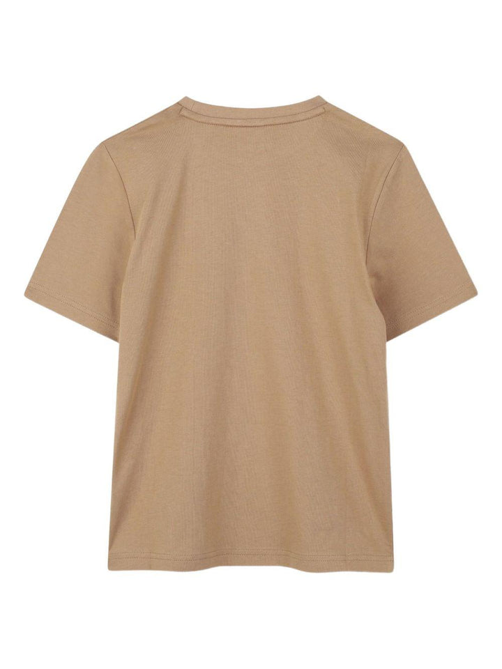 T-shirt marrone per bambino J52360 269 Boss Kids 